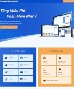 Theme wordpress landing page phần mềm bán hàng