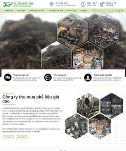 Theme wordpress cơ sở bán phế liệu