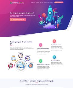 Theme wordpress dịch vụ quảng cáo Google Ads
