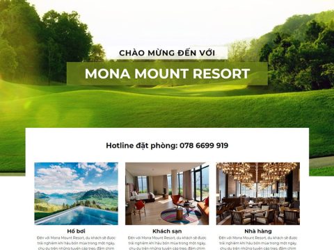 Theme wordpress resort du lịch