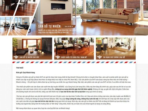 Theme wordpress bán sàn gỗ