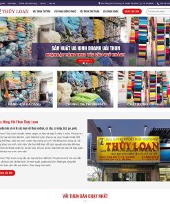 Theme wordpress tiệm vải