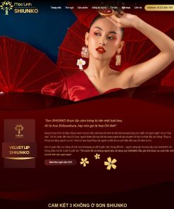 Theme wordpress flatsome bán son môi đẹp