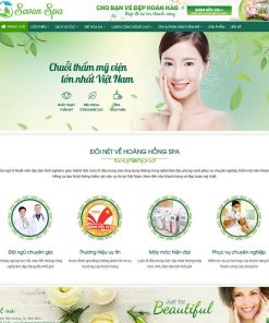 theme wordpress trung tâm spa