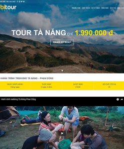 theme wordpress landing page du lịch
