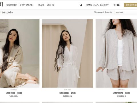 Theme wordpress flatsome thời trang 04