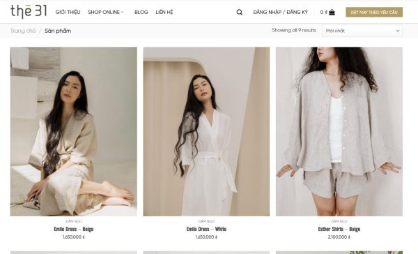 Theme wordpress flatsome thời trang 04