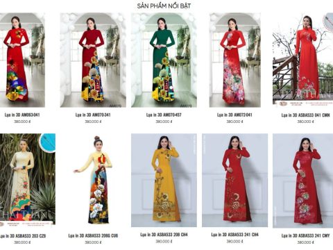 Theme wordpress bán áo dài