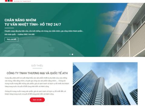 Theme wordpress bán cửa lưới