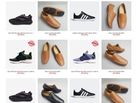 Theme wordpress bán giày nam