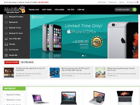 Theme wordpress bán máy tính – laptop