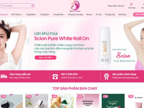 Theme wordpress mỹ phẩm 13