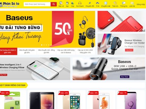 Theme wordpress bán phụ kiện điện thoại