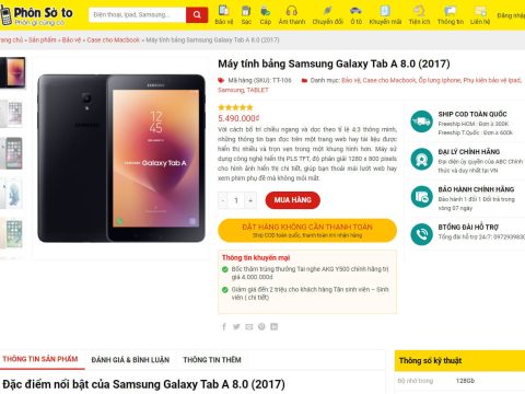 Theme wordpress bán phụ kiện điện thoại