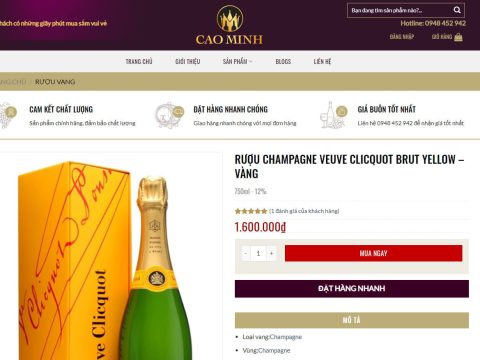 Theme WordPress bán rượu 01