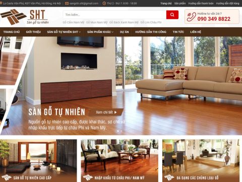 Theme wordpress bán sàn gỗ