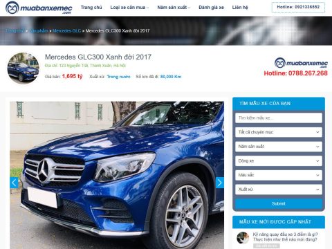 Theme wordpress mua bán xe