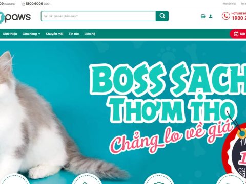 Theme wordpress bán dịch vụ thú cưng 1