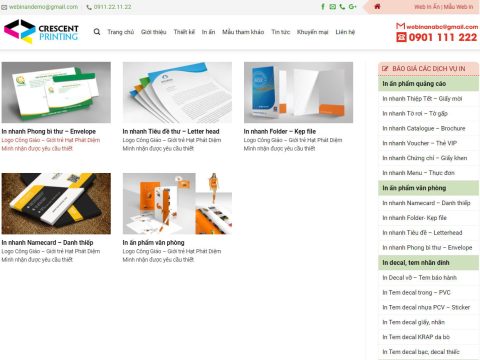 Theme wordpress In Ấn – Mẫu theme wordpress đẹp cho doanh nghiệp