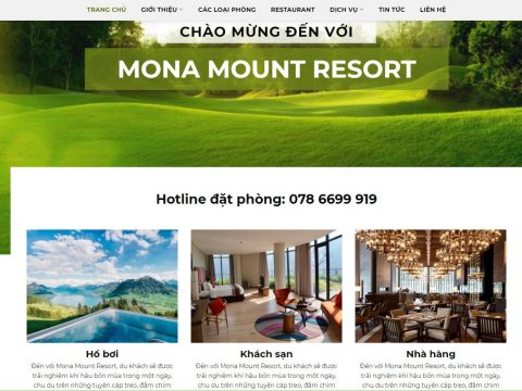 Theme wordpress resort du lịch