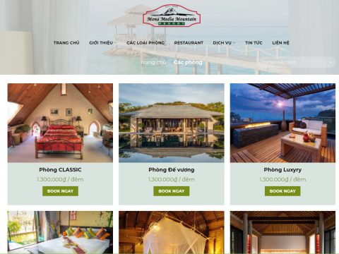 Theme wordpress resort du lịch