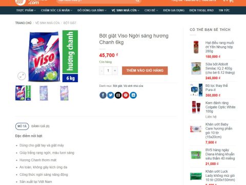 Theme wordpress bán tạp hóa