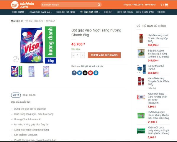 Theme wordpress bán tạp hóa
