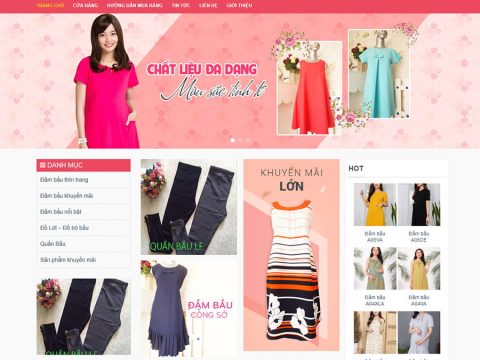 Theme wordpress thời trang nữ