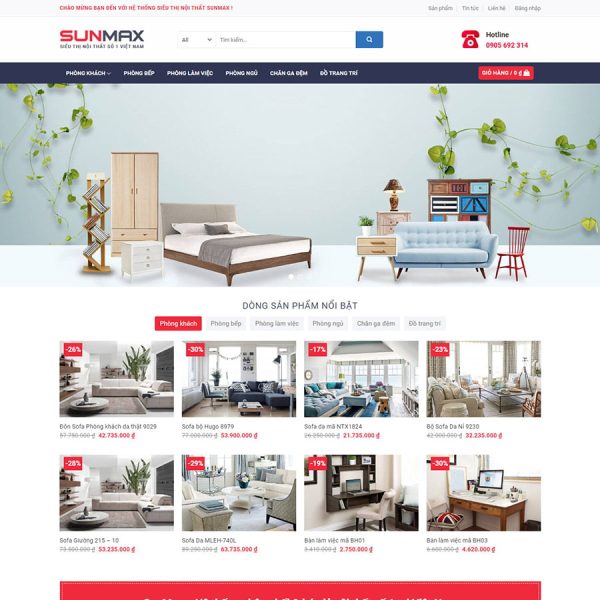 Theme wordpress nội thất 07