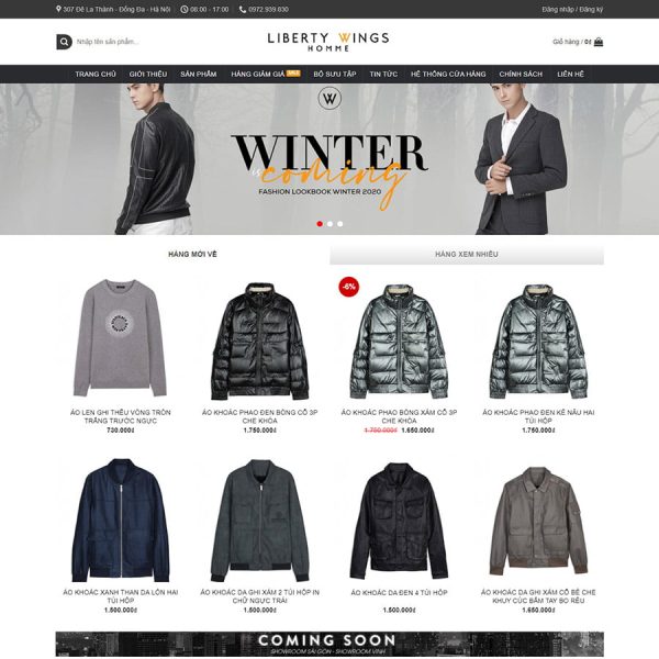 Theme wordpress thời trang nữ