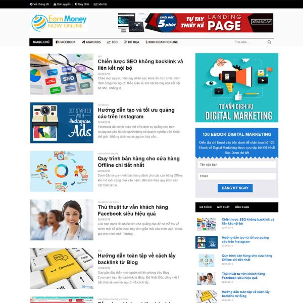 Theme wordpress tin tức 01