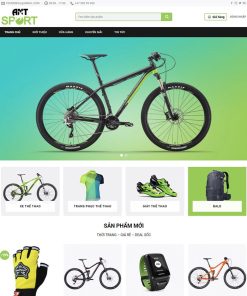 Theme wordpress flatsome bán đồ thể thao