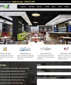 Theme wordpress thiết kế nhà