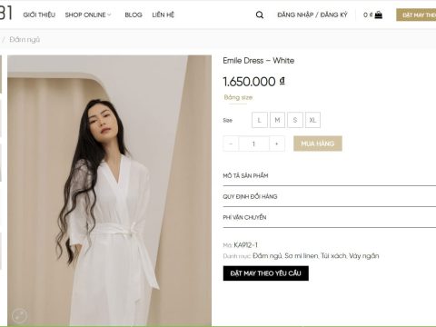 Theme wordpress flatsome thời trang 04