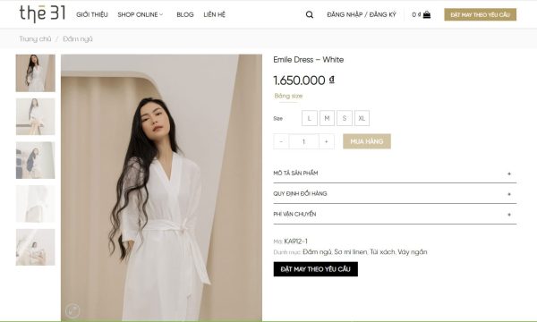 Theme wordpress flatsome thời trang 04