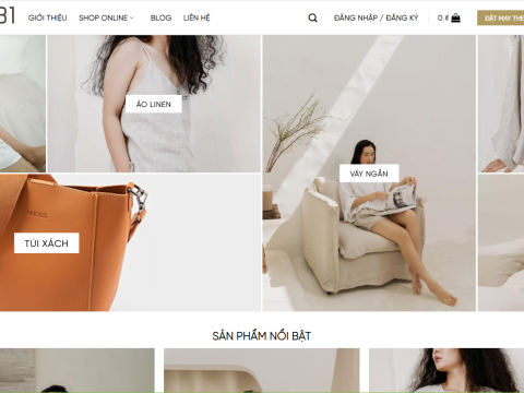 Theme wordpress flatsome thời trang 04