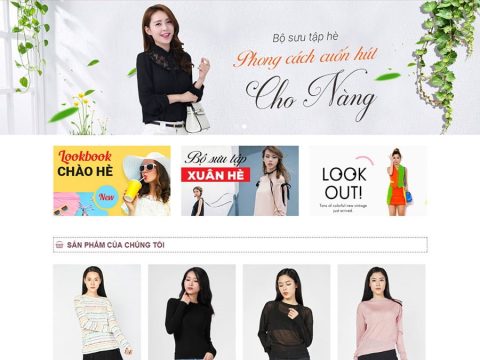 Theme wordpress thời trang nữ