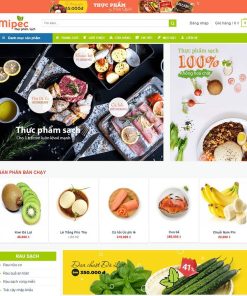 Theme wordpress Shop thực phẩm tươi