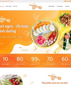 Theme wordpress thực phẩm sạch 09
