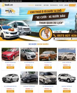 Theme wordpress thuê xe