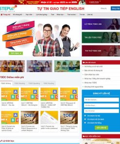 theme wordpress trung tâm anh văn