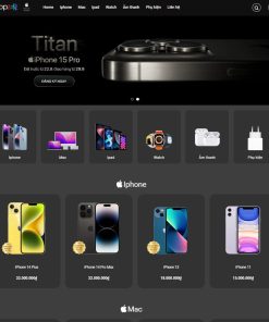 Theme wordpress bán điện thoại giống Topzone