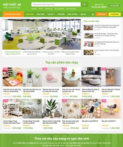 Theme wordpress flatsome trang trí 01