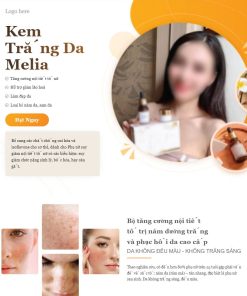 Theme wordpress landing page trị nám