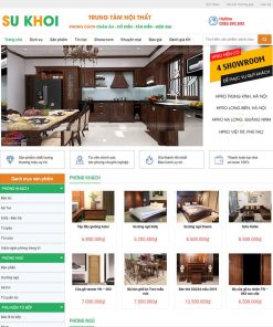 Theme wordpress tủ bếp