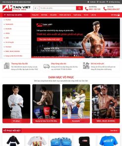 theme wordpress võ thuật