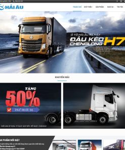 Theme wordpress bán xe tải, xe đầu kéo