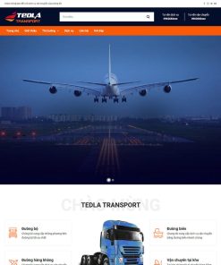Theme wordpress dịch vụ vận chuyển bằng xe tải