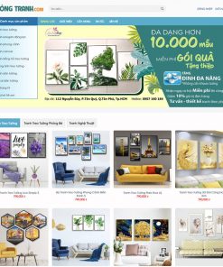 Theme wordpress xưởng tranh