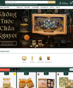 Theme wordpress yến sào 04 - giống thượng đình yến
